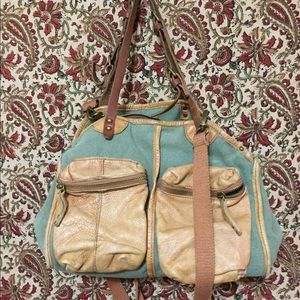 Schuler Sons Canvas & Leather Purse